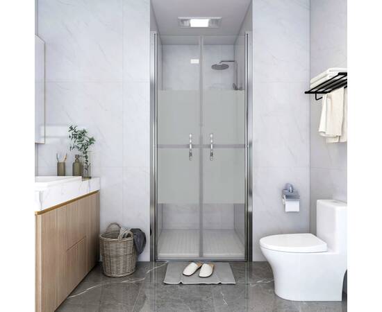 Ușă cabină de duș, jumătate mat, 101 x 190 cm, esg