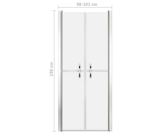 Ușă cabină de duș, mat, 101 x 190 cm, esg, 5 image