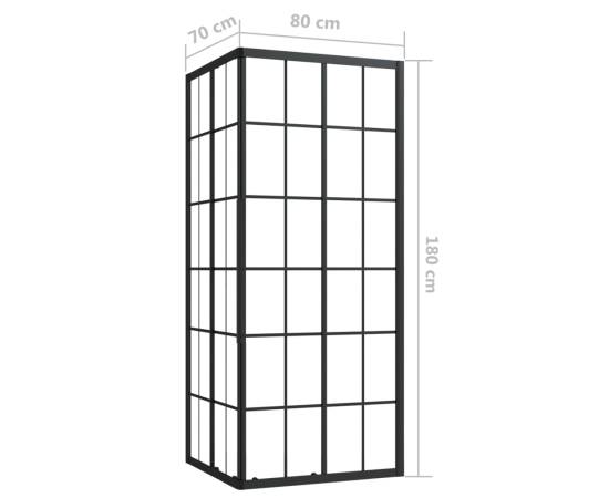Cabină de duș, 80x70x180 cm, esg, 9 image