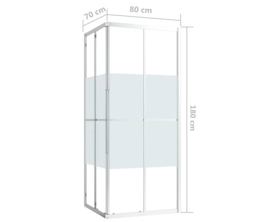 Cabină de duș, 80x70x180 cm, esg, 9 image