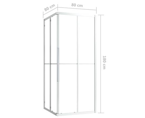 Cabină de duș, 80x80x180 cm, esg, 9 image