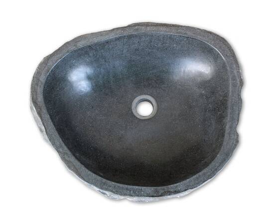 Chiuvetă din piatră de râu, 38-45 cm, ovală, 3 image