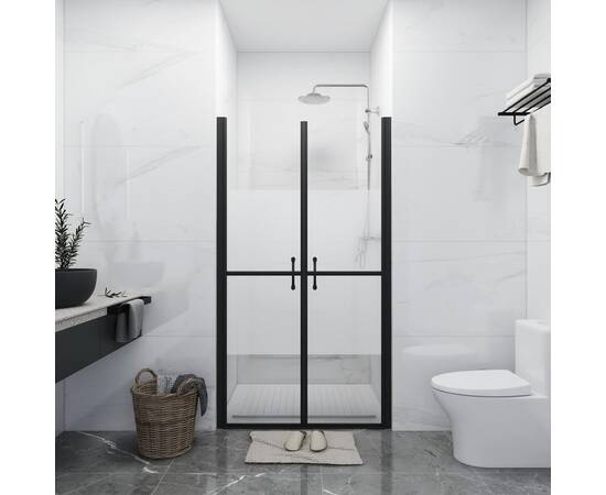 Ușă cabină de duș, jumătate mată, (73-76)x190 cm, esg