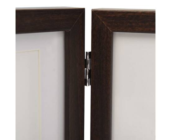 Ramă foto triplă, colaj, maro închis, 28x18 cm+2x(13x18 cm), 6 image