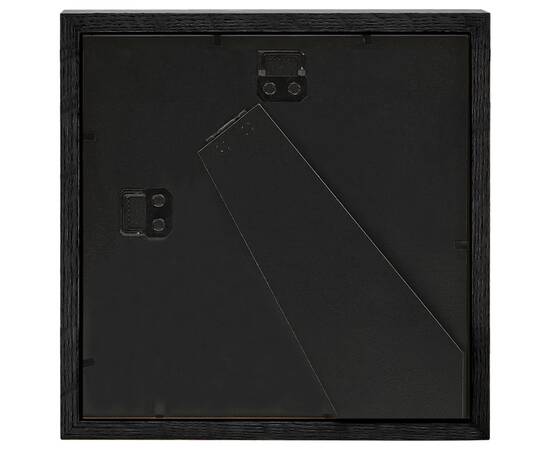 Rame foto 3d, 3 buc., negru, 23x23 cm pentru foto 13x13 cm, 6 image