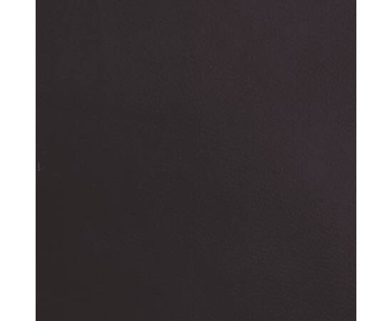 Scaun de bucătărie, negru, piele ecologică, 3 image