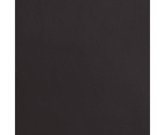 Scaune de bar, 2 buc., negru şi alb, piele ecologică, 3 image