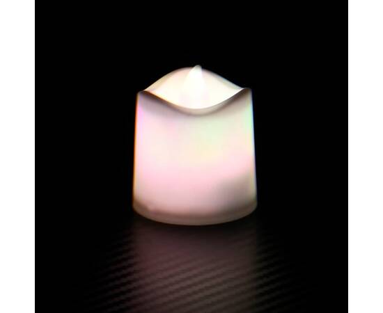 Lumânări pastile electrice fără flacără cu led 12 buc. colorate, 4 image