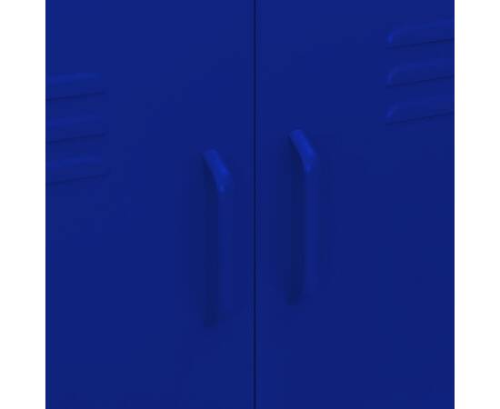 Dulap de depozitare, bleumarin, 80x35x101,5 cm, oțel, 3 image