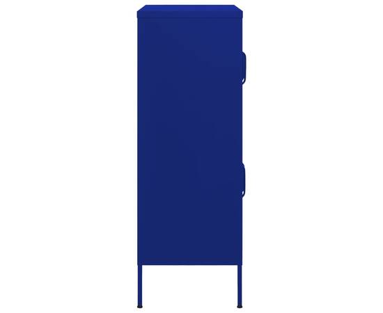 Dulap de depozitare, bleumarin, 80x35x101,5 cm, oțel, 5 image