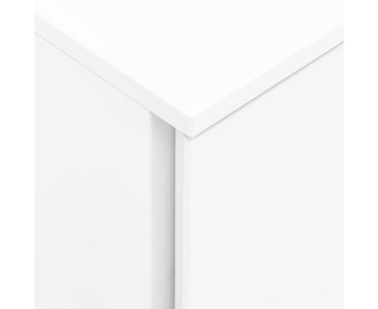 Dulap dosare mobil, alb, 39x45x67 cm, oțel, 2 image
