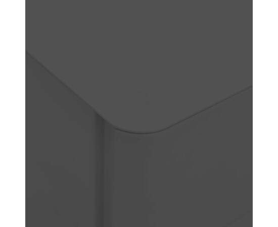 Dulap dosare mobil, negru, 30x45x59 cm, oțel, 4 image
