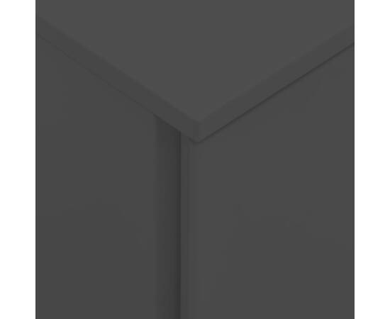 Dulap dosare mobil, negru, 39x45x67 cm, oțel, 2 image