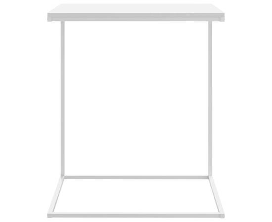 Masă laterală, alb, 55x35x66 cm, pal, 3 image