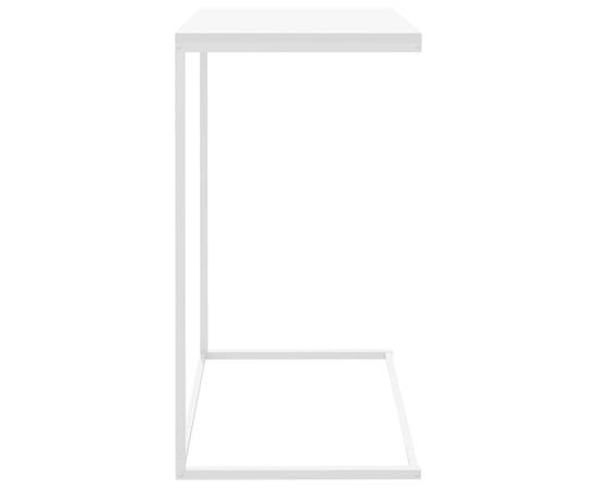 Masă laterală, alb, 55x35x66 cm, pal, 4 image