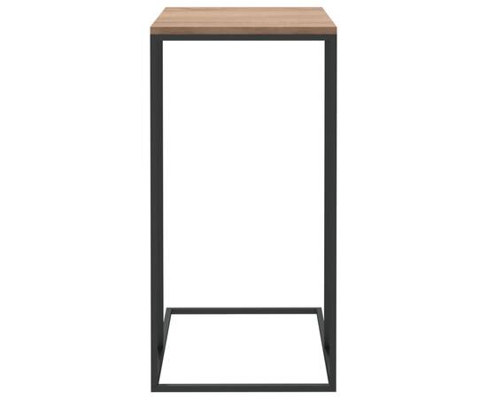 Masă laterală, negru, 40x30x59 cm, pal, 4 image