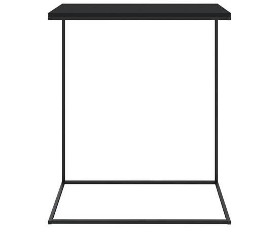 Masă laterală, negru, 55x35x66 cm, pal, 3 image