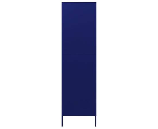 Șifonier, bleumarin, 90x50x180 cm, oțel, 5 image