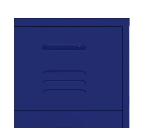 Dulap cu sertare, bleumarin, 80x35x101,5 cm, oțel, 8 image