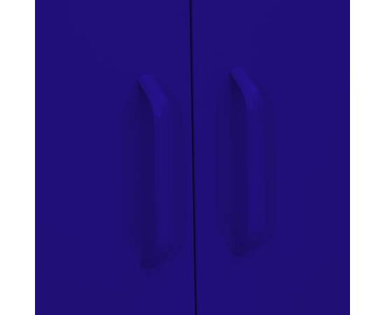 Dulap de depozitare, bleumarin, 80x35x101,5 cm, oțel, 4 image