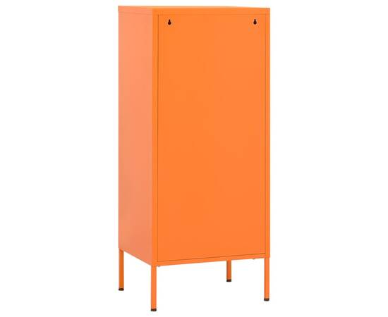 Dulap de depozitare, portocaliu, 42,5x35x101,5 cm, oțel, 6 image
