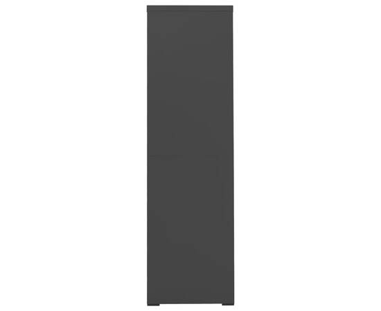 Fișet, negru, 90x46x164 cm, oțel, 4 image