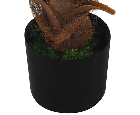 Palmier cycas artificial cu ghiveci, verde, 140 cm, 5 image