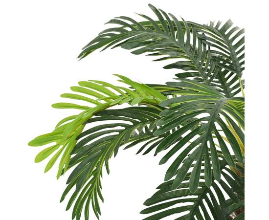 Plantă artificială palmier cycas cu ghiveci, verde, 90 cm, 3 image