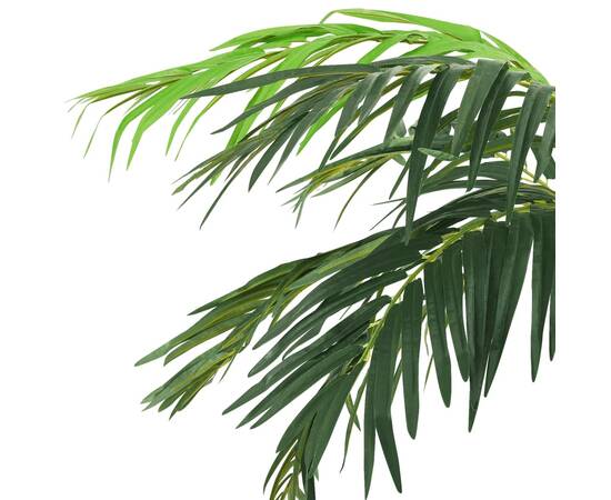 Plantă artificială palmier phoenix cu ghiveci, verde, 190 cm, 4 image