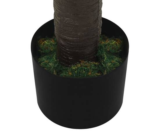 Plantă artificială palmier phoenix cu ghiveci, verde, 190 cm, 5 image