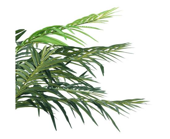 Plantă artificială palmier phoenix cu ghiveci, verde, 215 cm, 4 image
