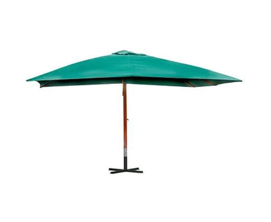 Umbrelă de soare 300 x 400 cm verde, 3 image