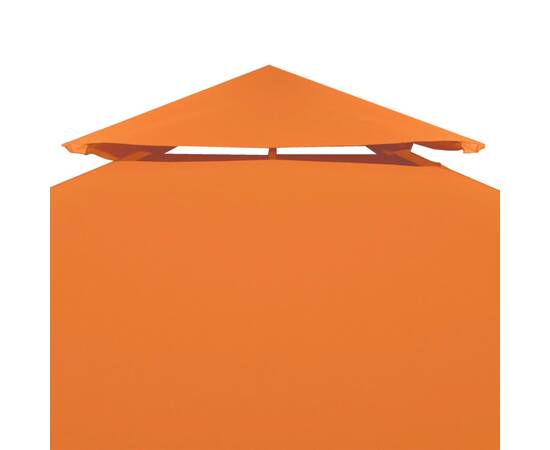 Copertină rezervă acoperiș pavilion portocaliu 3x4 m 310 g/m², 5 image