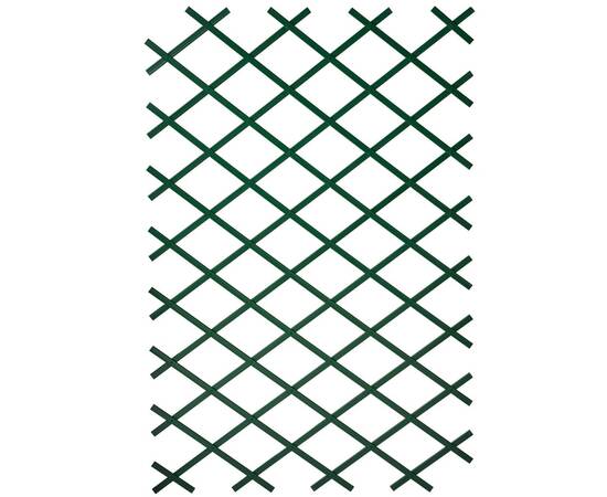 Nature gard de grădină tip trellis, 50 x 150 cm pvc, verde, 6040702