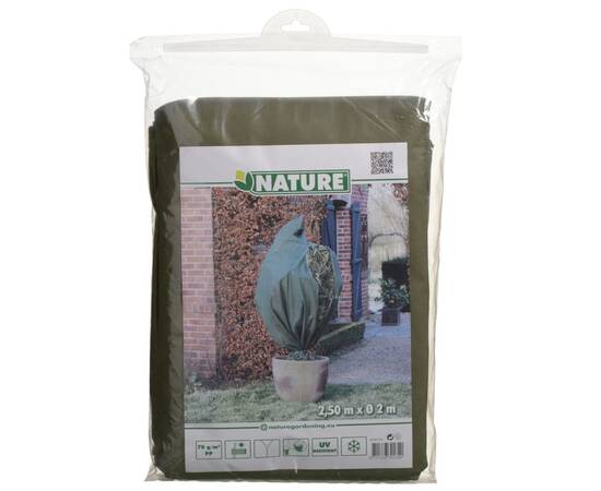 Nature husă anti-îngheț din fleece, verde, 2x2,5 m, 70 g/m², 2 image