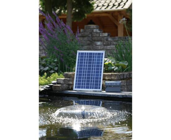Ubbink set solarmax 1000 cu panou solar, pompă și baterie 1351182, 2 image