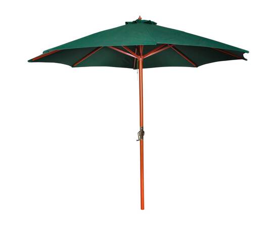 Umbrelă de soare, verde, 258 cm