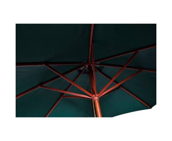 Umbrelă de soare, verde, 258 cm, 2 image