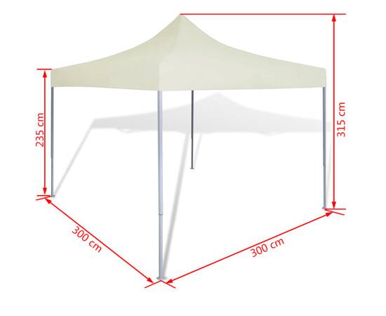 41463  cream foldable tent 3 x 3 m, 9 image
