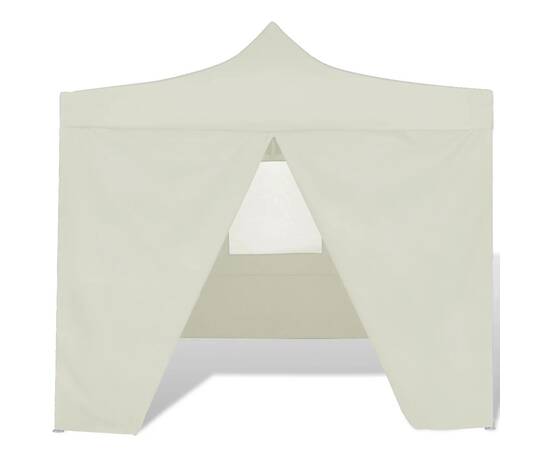 41464  cream foldable tent 3 x 3 m with 4 walls, 2 image