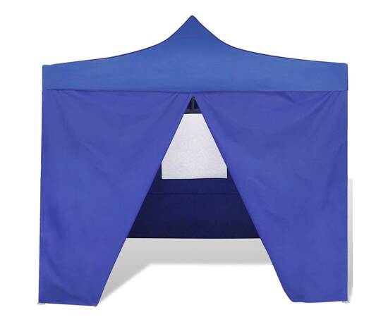41466  blue foldable tent 3 x 3 m with 4 walls, 3 image