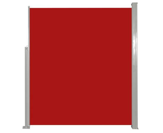Copertină laterală pentru terasă/curte, roșu, 160x300 cm, 2 image