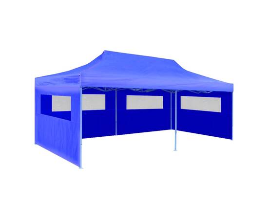 Cort de petrecere pliabil de tip pop-up, albastru, 3 x 6 m, 2 image