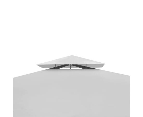 Pavilion cu acoperiș, alb-crem, 3 x 3 m, 3 image
