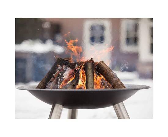 Redfire vatră de foc chicago, negru, 75 cm, oțel, 85013, 5 image