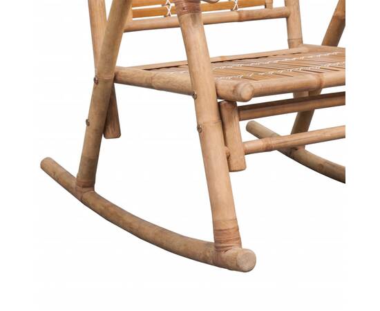 Scaun balansoar din bambus, 6 image