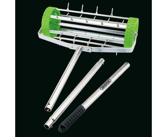 Draper tools aerator pentru gazon cu tambur, 450 mm, verde, 3 image