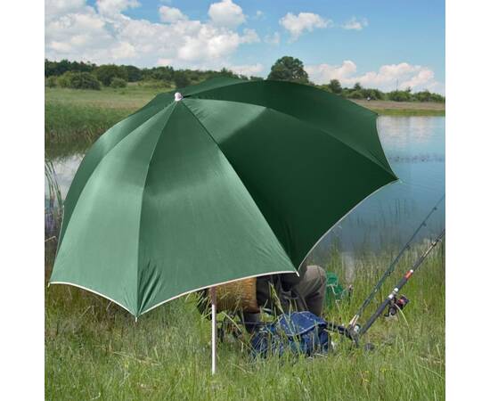 Hi umbrela de pescuit, verde, uv30, 200 cm, 2 image