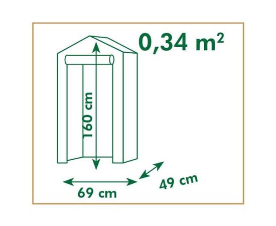 Nature seră, 69 x 49 x 160 cm, 3 image