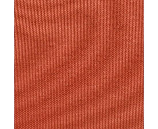 Parasolar din material textil oxford, pătrat, 2 x 2 m, teracotă, 2 image